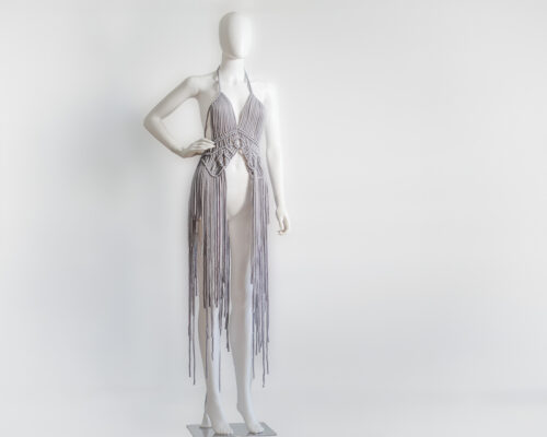 Wild & Elegant – Handgemachtes Makramee-Kleid für deinen Festlichen-Look