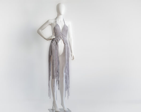 Wild & Elegant – Handgemachtes Makramee-Kleid für deinen Festlichen-Look