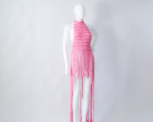 DSC02736-Bearbeitet Makramee Kleid in Grau & Pink – Boho-Verführung für Sommerfeste & intime Momente